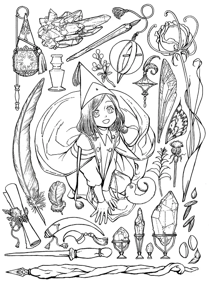 Ательє чаклунських капелюхів (Coloring book) - Зображення 5